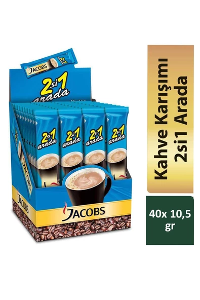 Jacobs 2si1 Arada Kahve 40lı Paket. ürün görseli 1
