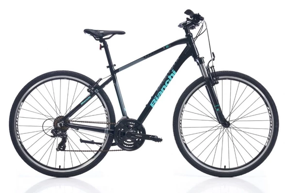 BIANCHI T0018FS-D 28 JANT 510H AL-6061 21S HD BLCK-CLSTE ürün görseli 1