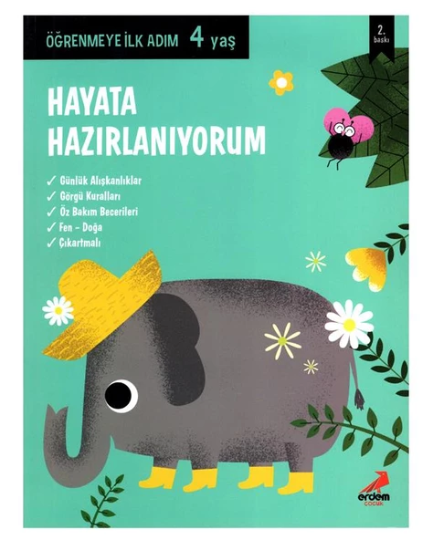 4 Yaş Hayata Hazırlanıyorum Erdem Yayınları ürün görseli 1