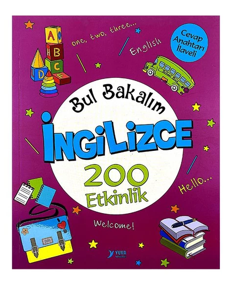 Bul Bakalım 200 İngilizce Etkinlik Kitabı Yuva Yayınları ürün görseli 1