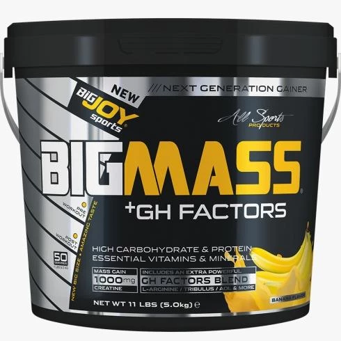 Bigjoy Sports Big Mass +GH Factors 5000 Gr Muz ürün görseli 1