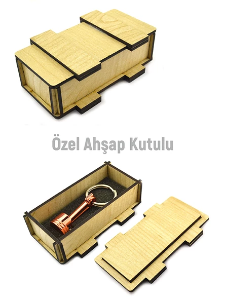 Piston Anahtarlık Kırmızı - Resim 4