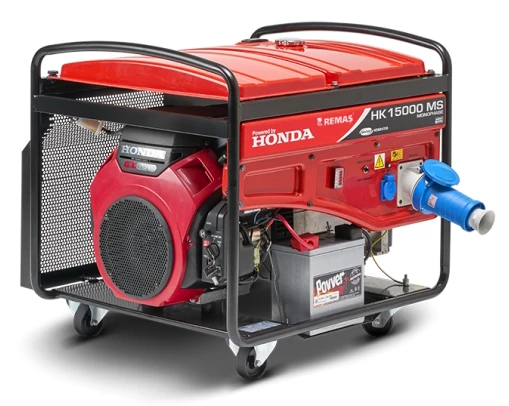 Honda HK 15000 MS Otomatik 15 kVA Monofaze Benzinli Jeneratör ürün görseli 1