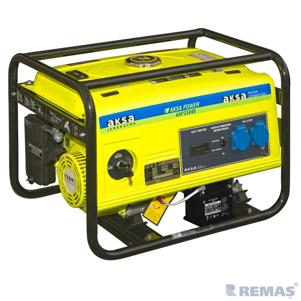 Aksa AAP 3500 E Marşlı 3.5 kVA Monofaze Benzinli Jeneratör ürün görseli 1