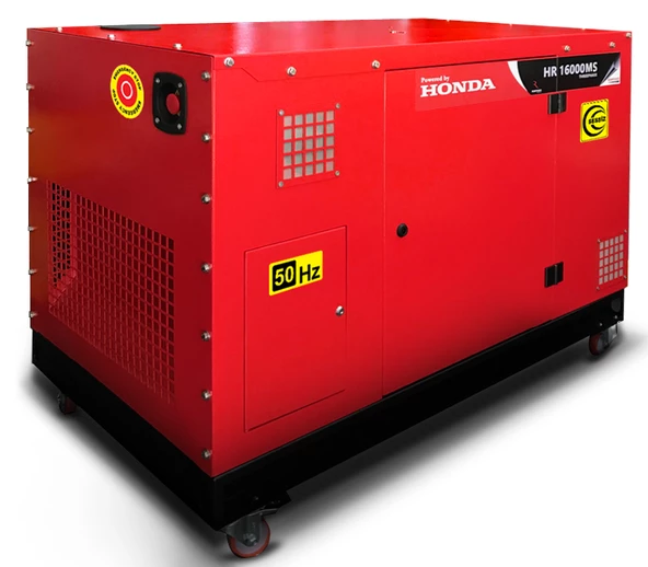 Honda HR 16000 MS Kabinli Otomatik 16 kVA Monofaze Benzinli Jeneratör ürün görseli 1
