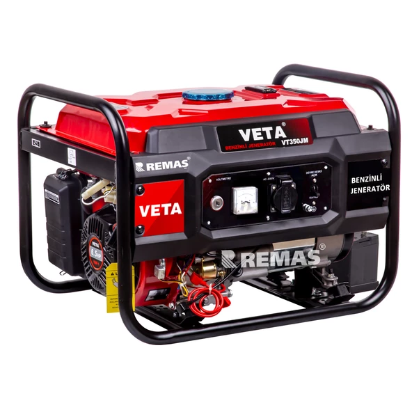 Veta VT350JM Marşlı 3.5 kVA Monofaze Benzinli Jeneratör ürün görseli 1
