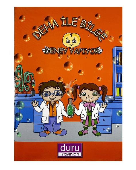 6-9 Yaş Deha İle Bilge Deney Yapıyor Kitabı Duru Yayınları ürün görseli 1