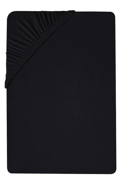 120 x 200 x 30 Cm Düz Pamuklu Tek Kişilik Lastikli Fitted Penye Çarşaf ürün görseli 1