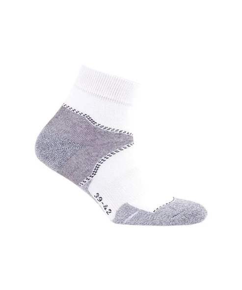 Thermoform Unisex Walking Patik Çorap Beyaz - Resim 3