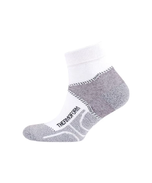 Thermoform Unisex Walking Patik Çorap Beyaz - Resim 4