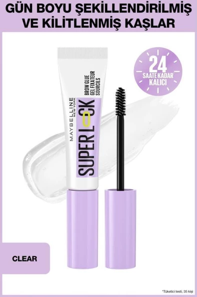 Maybelline New York Super Lock Brow Glue Kaş Sabitleyici Maskara ürün görseli 1