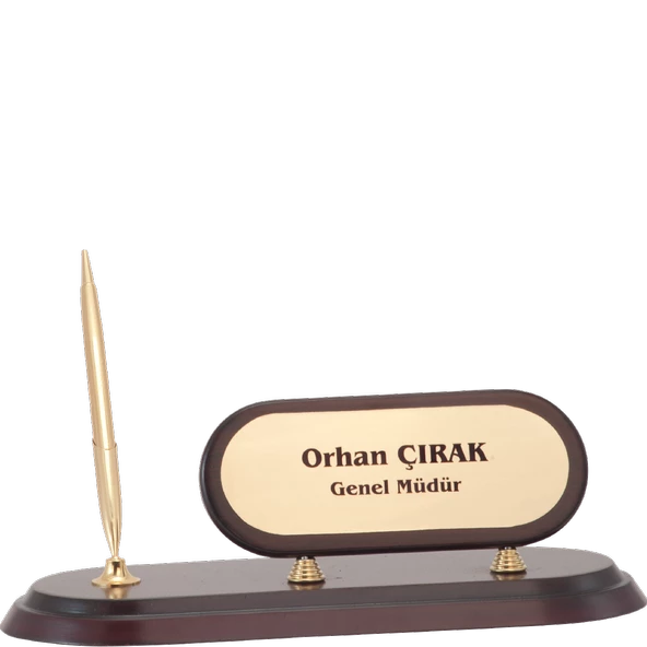 ODAK KUPA - Ahşap ve Cam Masa İsimlikleri - YZ-011 A - 10 cm ürün görseli 1