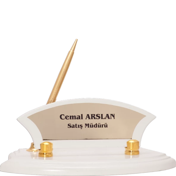 ODAK KUPA - Ahşap ve Cam Masa İsimlikleri - YZ-007 A - 10 cm ürün görseli 1