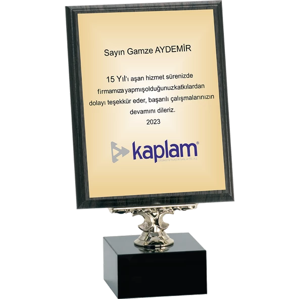 ODAK KUPA - Ahşap Plaketler - PL-006-M A - 18x24 cm ürün görseli 1