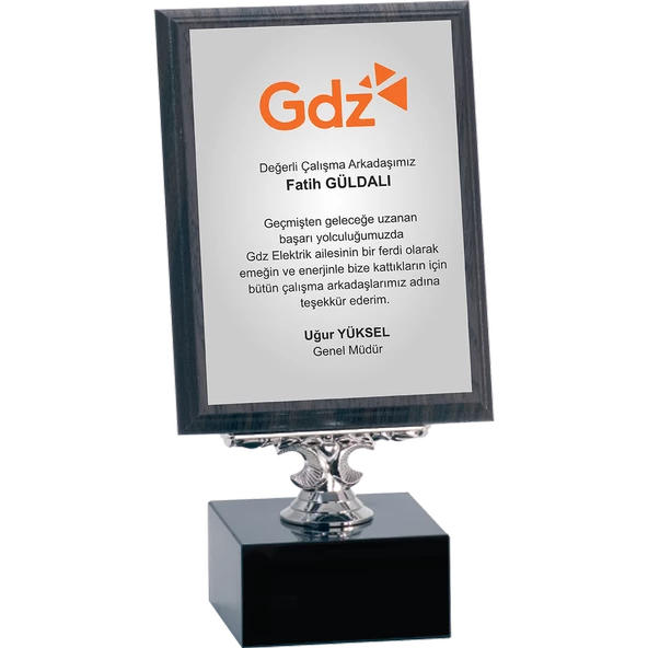 ODAK KUPA - Ahşap Plaketler - PL-008-M B - 15x20 cm ürün görseli 1