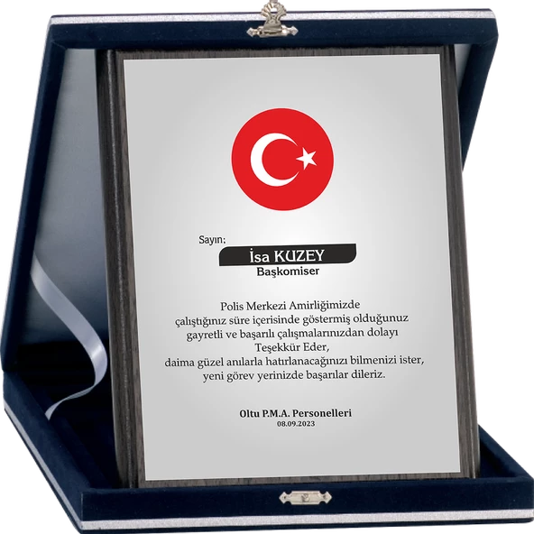 ODAK KUPA - Ahşap Plaketler - PL-007-M A - 18x24 cm ürün görseli 1