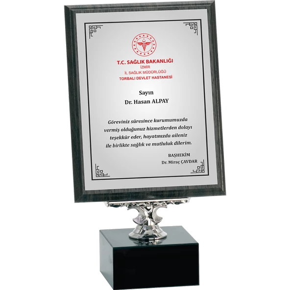 ODAK KUPA - Ahşap Plaketler - PL-008-M A - 18x24 cm ürün görseli 1