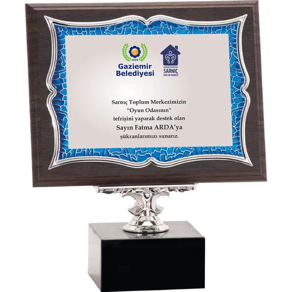 ODAK KUPA - Ahşap Plaketler - PL-036-M A - 18x24 cm ürün görseli 1