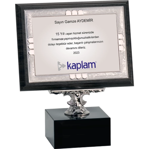 ODAK KUPA - Ahşap Plaketler - PL-032-M B - 15x20 cm ürün görseli 1
