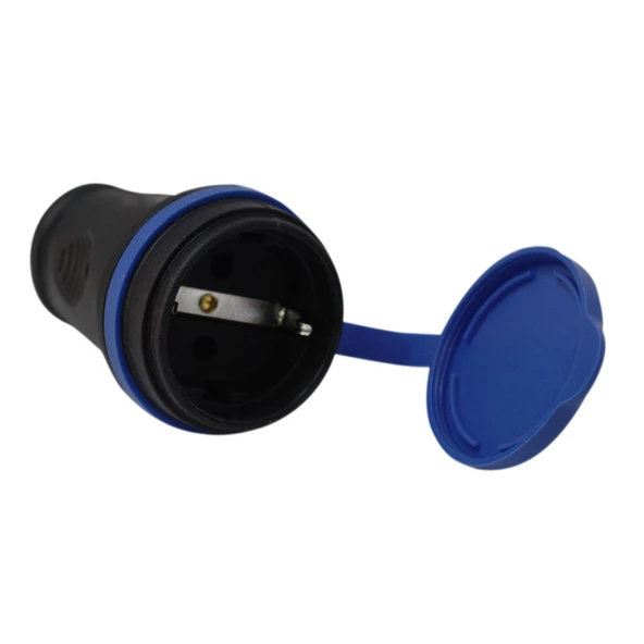 Asel ASL-VKM 400 04100 Monofaze Kauçuk 1*16A Topraklı Dişi Fiş - HRD-010943 ürün görseli 1