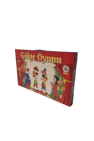 Karagöz Hacivat Sahnesi / Hacivat Karagöz Shadow Theatre (Kutulu) Gölge Oyunu -Kolektif ürün görseli 1