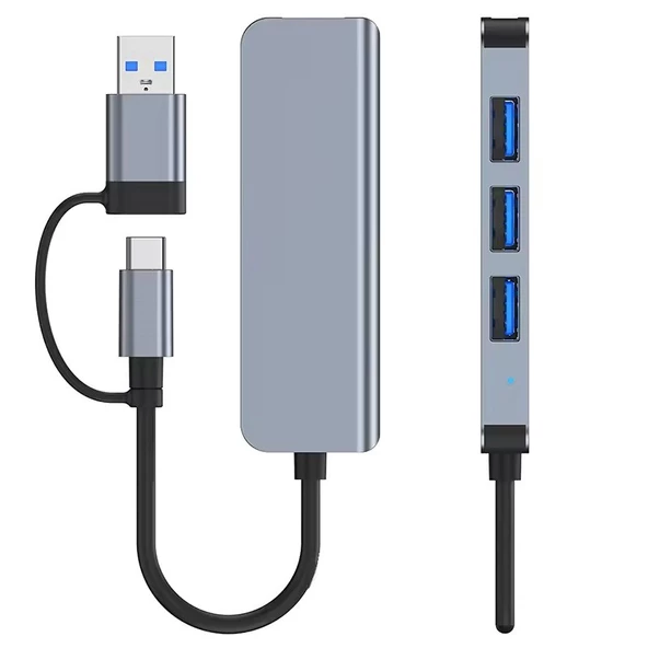 Concord BYL-2013TU 4 İn 1 Usb-A & Type-C Usb Hub Usb Çoğaltıcı ürün görseli 1