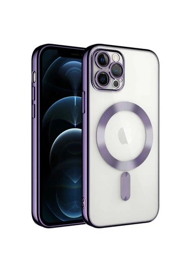 Newface İphone 12 Pro Max Uyumlu Kamera Korumalı Magsafe Telefon Kılıfı ürün görseli 1