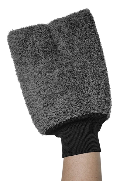 Smart Tech Premium Mikrofiber Yıkama Eldiveni Gri ürün görseli 1