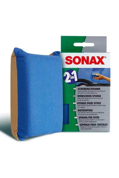 Sonax Cam Temizleyici Buğu Önleyici Sünger ürün görseli 1