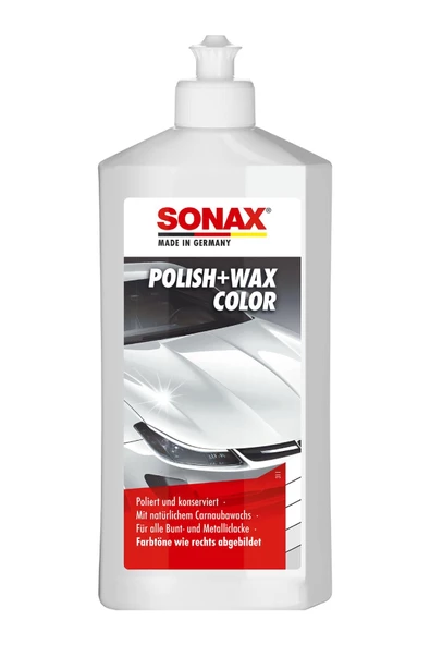 Sonax Renkli Nano Parlatıcı ve Koruyucu Cila Beyaz 250 ml ürün görseli 1