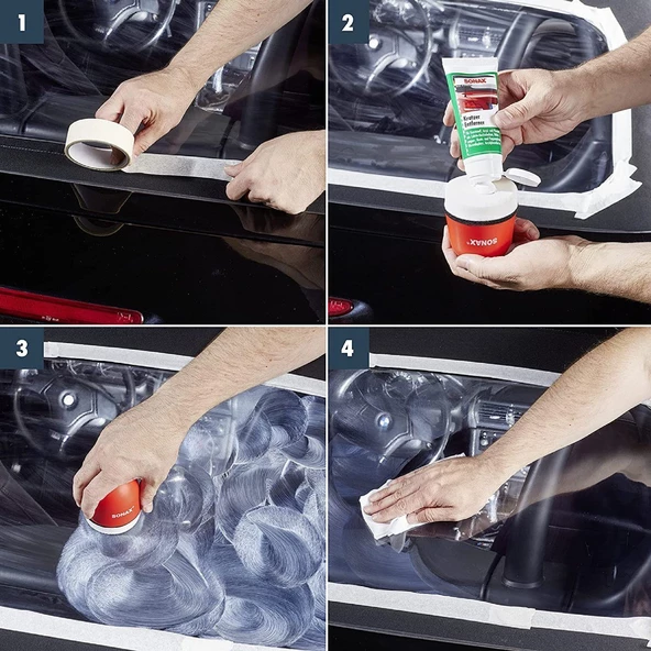 Sonax Plastik Çizik Giderici Cila 75 ml - Resim 4