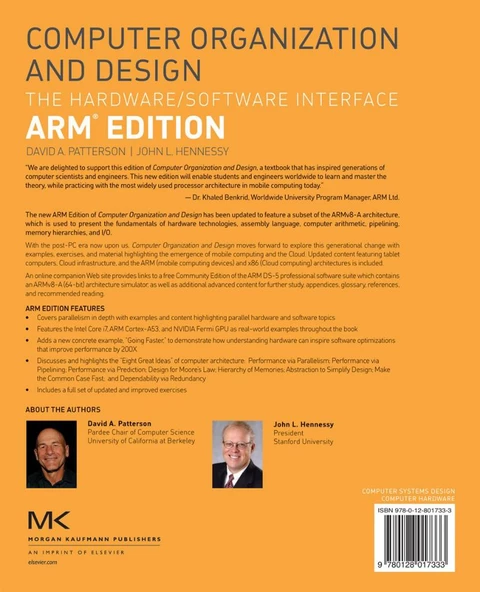 Computer Organization and Design The Hardware Software Interface ARM EDİTİON Patterson Hennessy - Resim 2