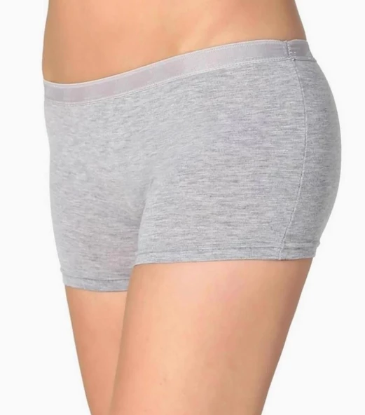 6 lı Paket Tutku Bayan Kısa Şort Boxer 0154 - Resim 2