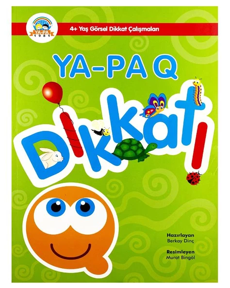 4 Yaş Ya-Pa Q Dikkat! Görsel Dikkat Çalışmaları ürün görseli 1