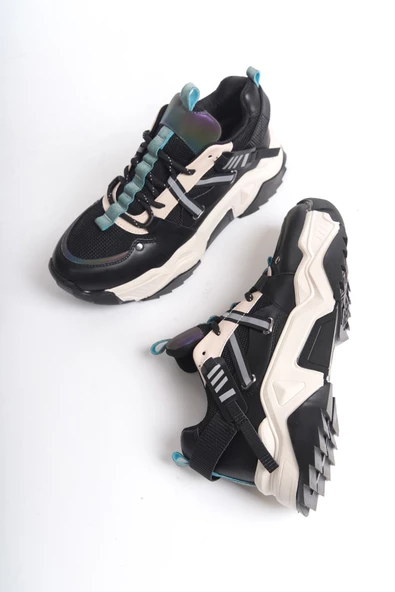 Dussel Siyah Sneaker Günlük Spor Ayakkabı ürün görseli 1