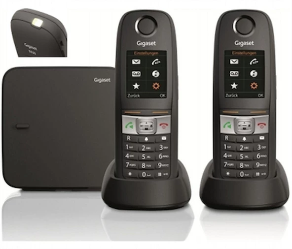 Gigaset E630 Duo 2 Ahizeli DECT Telefon – Darbeye Suya Dayanıklı IP65 Titreşimli Kablosuz Ofis Telefonu ürün görseli 1
