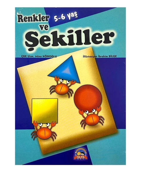 5-6 Yaş Renkler ve Şekiller Yapa Yayınevi ürün görseli 1