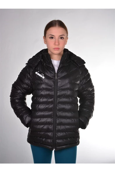 Diadora Doru - Kadın Siyah Şişme Mont - DoruKDN ürün görseli 1