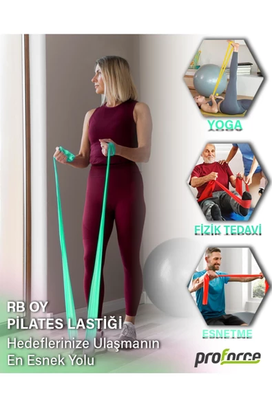 Proforce Pilates Lastiği Orta Sert Rb Oy - Resim 3