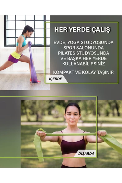 Proforce Pilates Lastiği Orta Sert Rb Op - Resim 2