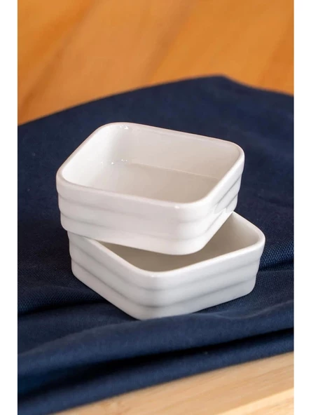 Acar OMR22.0404 Porselen Mini Tabak 6 cm 6'lı ürün görseli 1