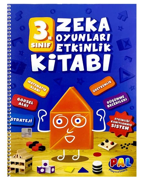 Pal 3. Sınıf Zeka Oyunları Etkinlik Kitabı ürün görseli 1
