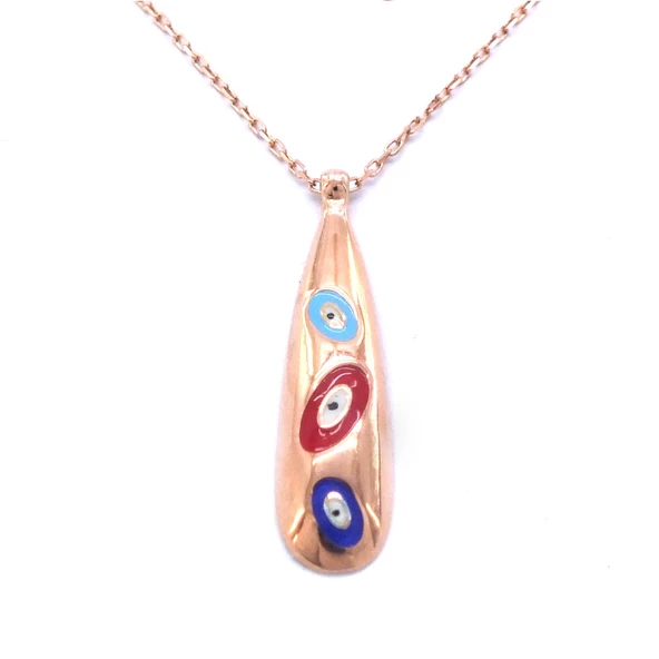 Özel Tasarım Model Rose Gümüş Kolye GK-264 ürün görseli 1