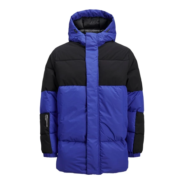 Jack&Jones Oversize Kapüşonlu Şişme Mont - Günlük Kullanım - Resim 8