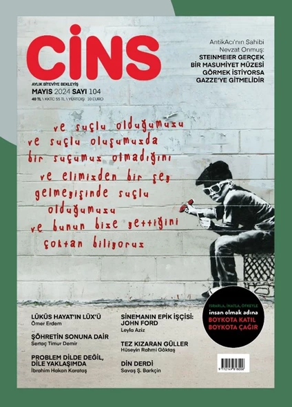 Cins 104.Sayı Mayıs 2024 ürün görseli 1
