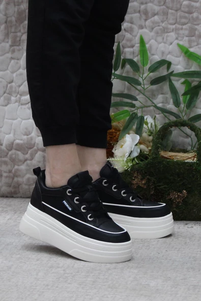 M.P 241 1664 Premıum Rahat Orijinal Ürün Kalın Taban Sneaker Kadın Ayakkabı ürün görseli 1