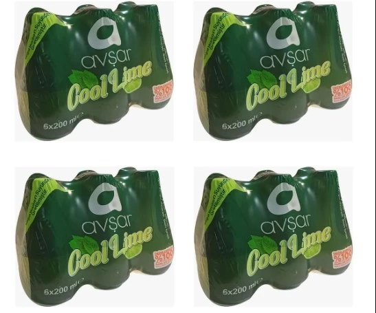 Avşar Cool Lime Nane Limon Aromalı Maden Suyu 200 Ml X 24 Adet ürün görseli 1
