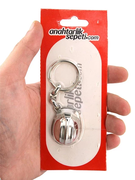 Baret Anahtarlık - Nikel - Resim 7