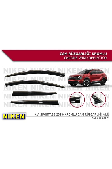 Kia Sportage 2022-2023 Kromlu Cam Rüzgarlığı ürün görseli 1