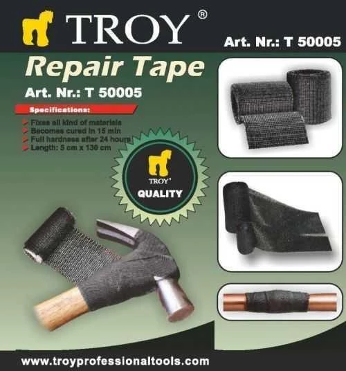 TROY 50005 Demir Bakır Ahşap Cam Seramik Tamir Bandı, 5cm x 130cm ürün görseli 1